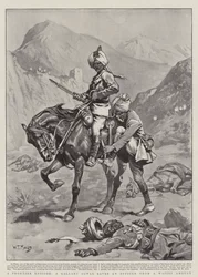 A Frontier Episode, a Gallant Sowar saves an Officer from a Waziri Ambush
